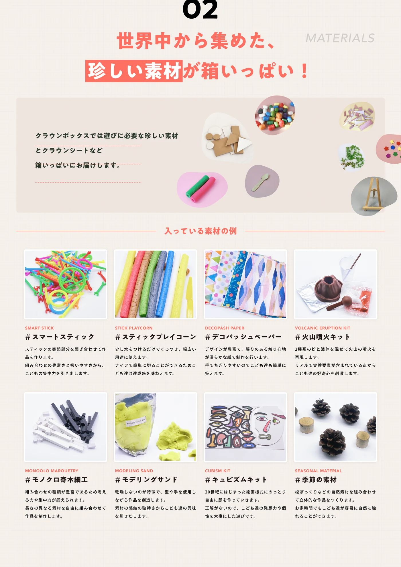 02 MATERIALS のポスター